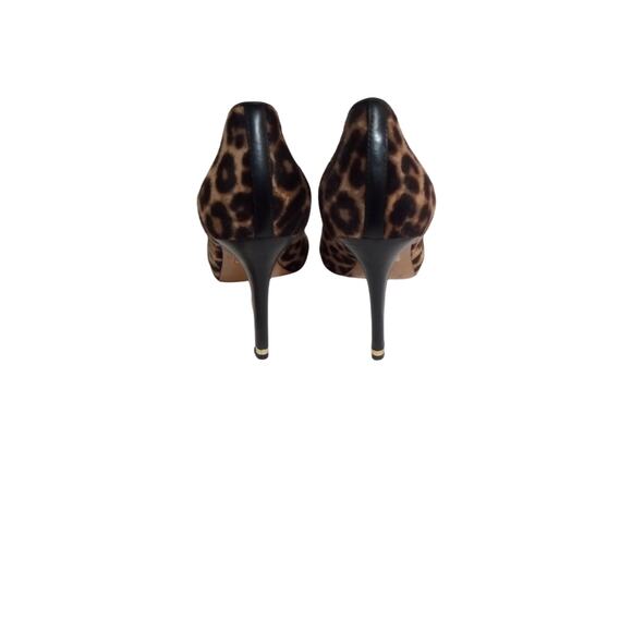 Michael Kors Women's Cheetah / Leopard Print Calf Hair Pointed Toe Pump Size 8.5 - Picture 7 of 10
